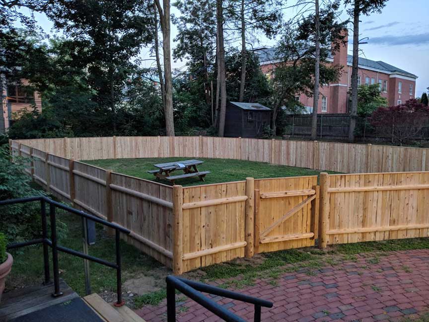 Remarkable Fence - Wood Fence around Sitting Area